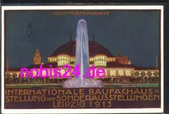 Leipzig Internationale Baufachausstellung Karte Nr.11 o 3.10.1913