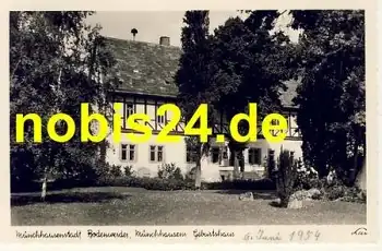 37619 Bodenwerder Münchhausen Haus  *ca.1954