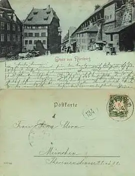 Nürnberg Stadtmauer o 8.9.1897