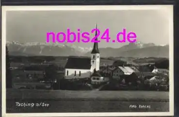 83373 Taching am See mit Kirche *ca.1930