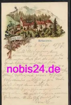 83730 Birkenstein Litho Edelweis o 3.9.1897