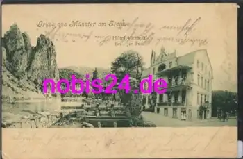 55586 Münster am Stein Hotel Victoria o 21.1.1907