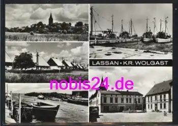 17438 Lassan Kirche Schiffe o 16.6.1981