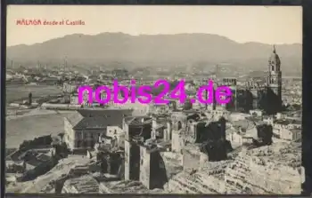 Malaga desde el Castillo *ca.1920