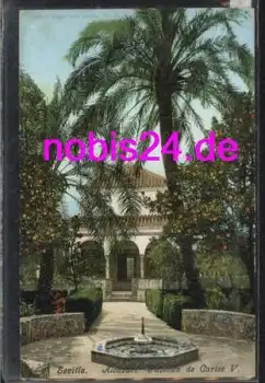 Sevilla Alcazar Pavellon de Carlos V.  o 13.8.1924
