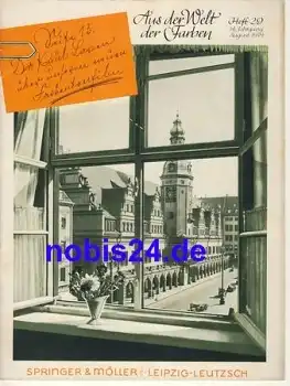 Welt der Farben Nr.29 Springer & Möller Leipzig Heft 15 Seiten