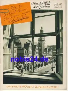 Welt der Farben Nr.29 Springer & Möller Leipzig Heft 15 Seiten 1939