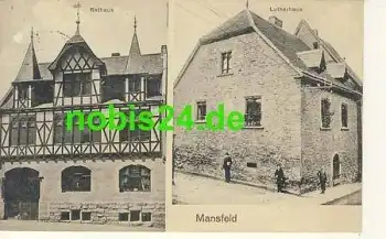 06343 Mansfeld Rathaus Lutherhaus o 6.10.1918