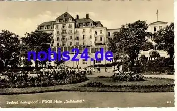17424 Heringsdorf FDGB Heim Solidarität o 1964