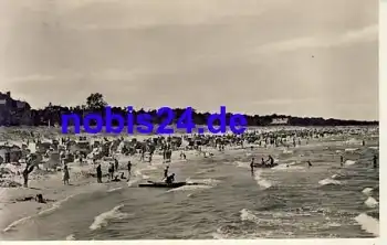 17454 Zinnowitz Strand Badeleben o 1963