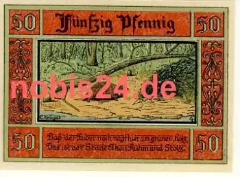06385 Aken Notgeld 50 Pfennige 1921
