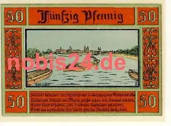 06385 Aken Notgeld 50 Pfennige 1921