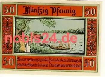 06385 Aken Notgeld 50 Pfennige 1921