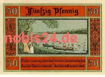 06385 Aken Notgeld 50 Pfennige 1921