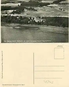 15526 Bad Saarow Golfplatz am Scharmützelsee Luftaufnahme  *ca. 1930