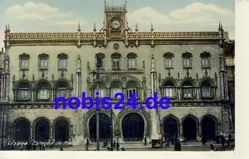 Lissabon Estacao do Rocio Portugal *ca.1920