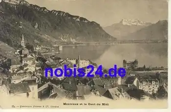 Montreux et la Dent du Midi *ca.1915