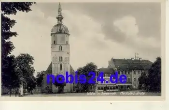 15907 Lübben Markt Kirche  *ca.1950