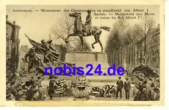 Antwerpen Monument Albert I *ca.1915