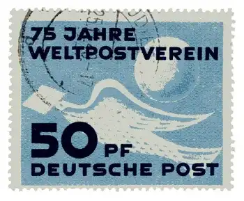 DDR Michel 242 o 75 Jahre Weltpostverein Tagesstempel