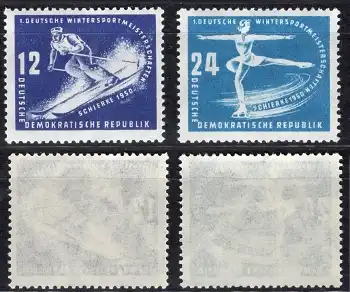 DDR Michel 246-247 ** Wintersportmeisterschaft postfrisch