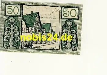 37603 Holzminden Notgeld 50 Pfennige 1922