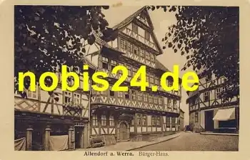 37242 Allendorf Werra Bürger Haus  *ca.1930