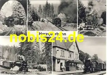 38889 Harz Harzquerbahn Bahnhof Eisenbahn o 1984