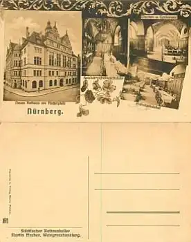 Nürnberg Rathaus am Fünferplatz *ca.1910