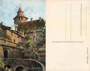 Nürnberg Vestnertor Künstlerkarte Siemann  *ca. 1906