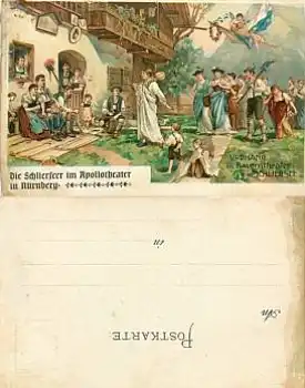 Nürnberg Apollotheater Litho *ca. 1900