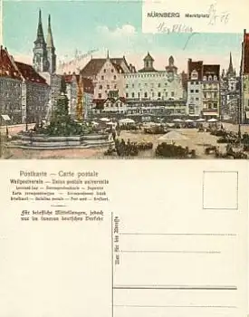 Nürnberg Marktplatz *ca.1920