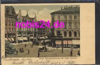 Hannover Cafe Kasten Bahnhofstrasse o 19.5.1902