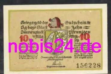 87509 Immenstadt Notgeld 10 Pfennige um 1920