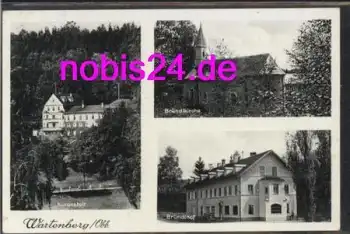 85456 Wartenberg Gasthof Kirche o 3.1.1940