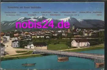 Rosenheim mit Neuer Innbrücke o 24.3.1924