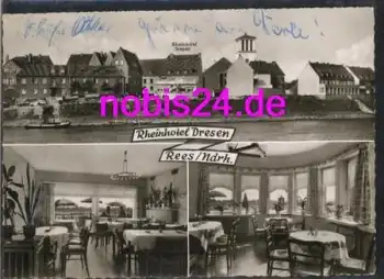 46459 Rees Westfalen Rheinhotel Dresen o 1964