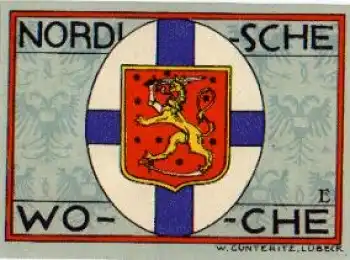 Lübeck Städtenotgeld 50 Pfennige Nordische Woche Wappen 1921