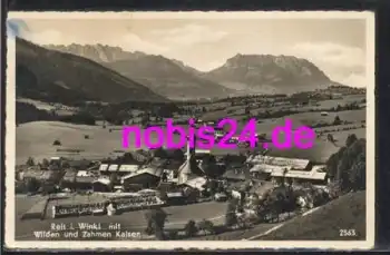 83242 Reit im Winkl mit Wilder Kaiser  *ca.1920