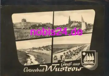 18347 Wustrow Kirche Strand o 14.7.1966