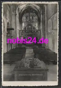 09306 Wechselburg Klosterkirche innen *ca.1953