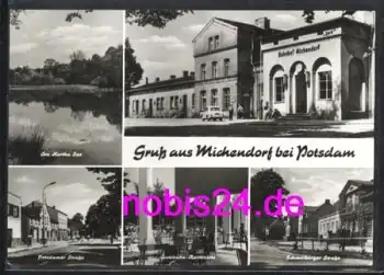 14552 Michendorf Bahnhof Auto Raststätte o 3.7.1980