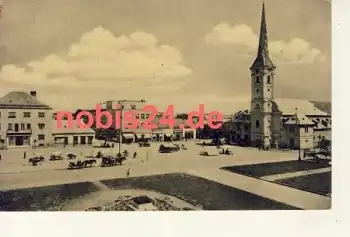 Nove Zamky Markt Kirche o ca.1930