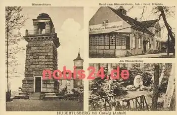 06869 Coswig Hubertusberg Gasthof Turm o 21.5.1923