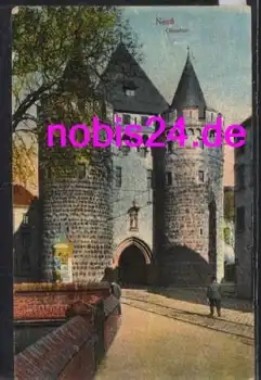 41460 Neuss Obertor Reklamesäule o 29.11.1918