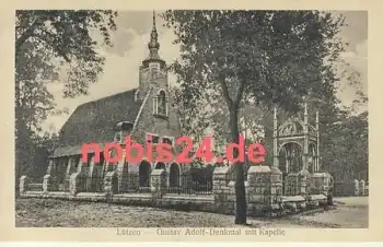 06686 Lützen Gustav Adolf Denkmal Kapelle *ca.1940