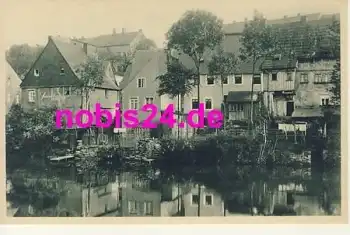 09405 Zschopau Häuser am Wasser  *ca.1920