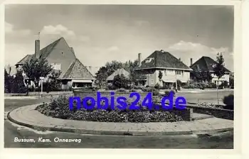 Bussum Kam. Onnesweg NIEDERLANDE o 1957