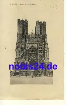 Reims Kathedrale o 1916