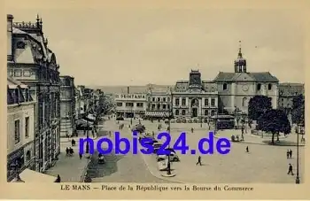 Le Manns Place de Rebublik Departement Sarthe *ca.1910